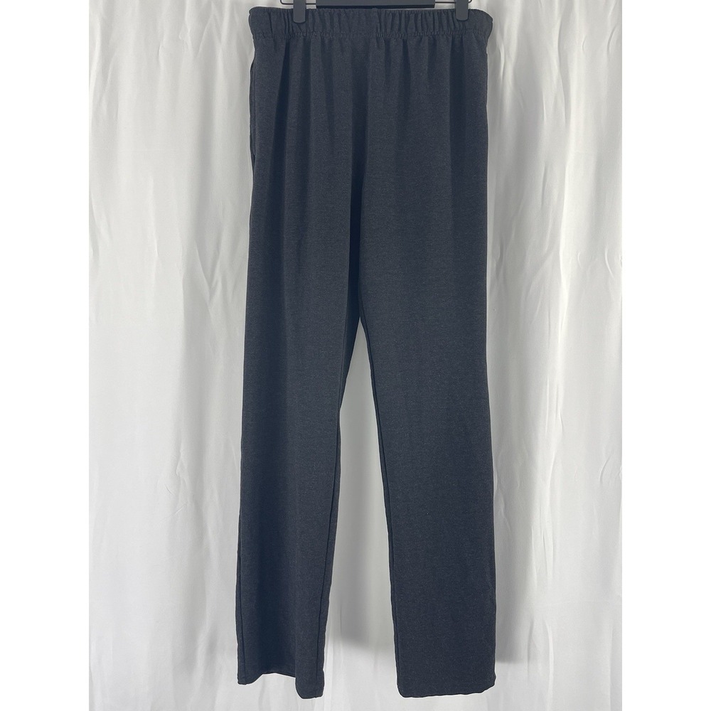 Orvis Pants Mens Medium Gray Straight Leg Pull On Sweatpants Lounge Casual